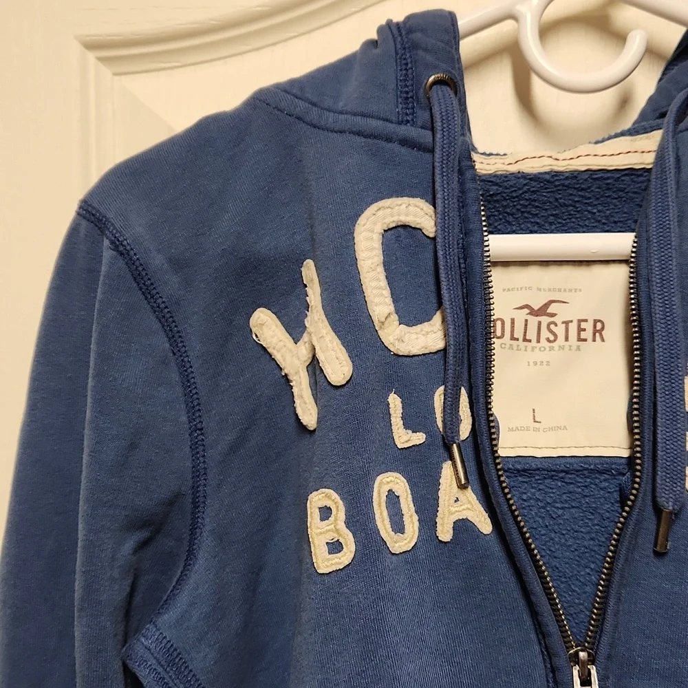Hollister full zip hoodie Youth L - Picture 2 of 16